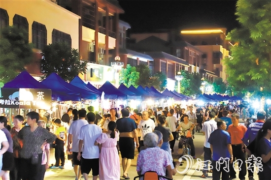 中秋國慶假期，京梅村人氣爆棚。