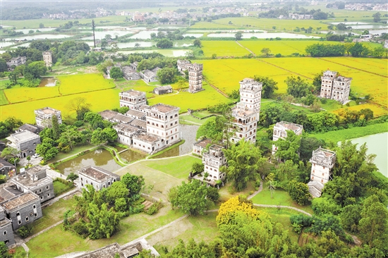 塘口鎮(zhèn)自力村碉樓群。