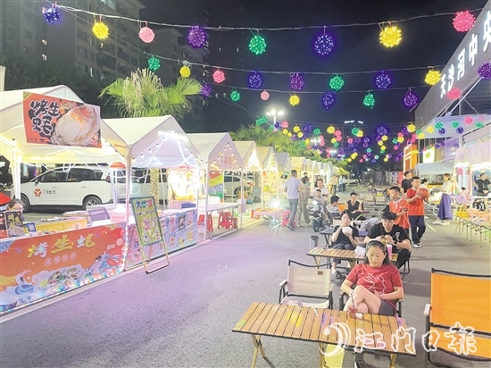 江門(mén)集市遍地開(kāi)花，豐富了市民消費(fèi)娛樂(lè)場(chǎng)景。