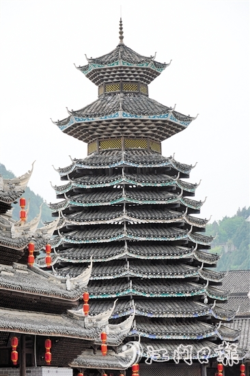 下司古鎮(zhèn)獨(dú)具特色。