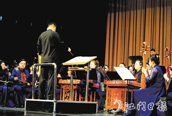 《山西印象》民族管弦樂組曲音樂會(huì)現(xiàn)場(chǎng)。