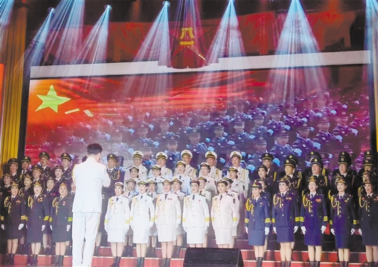 我市舉行2024年“雙擁花開(kāi)映五邑”軍地文藝演出。