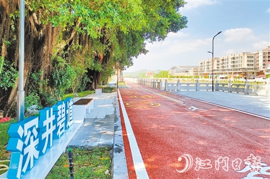 深井鎮(zhèn)完成碧道建設(shè)，更好滿足周邊群眾休閑運(yùn)動(dòng)需求。