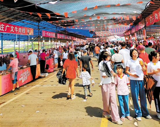 2024年水步傳統(tǒng)文化旅游嘉年華集美食、煙火、潮玩、文創(chuàng)、旅游等豐富元素于一體。