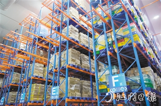 粵港澳大灣區(qū)（江門開平）優(yōu)質(zhì)農(nóng)產(chǎn)品供應(yīng)及出口基地冷庫。