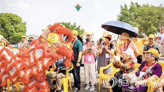 250多名懇親代表參加家鄉(xiāng)游觀光活動(dòng)，暢敘鄉(xiāng)情。
