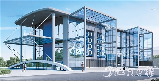 恩平市馮如低空經(jīng)濟產(chǎn)業(yè)園風洞實驗室效果圖。