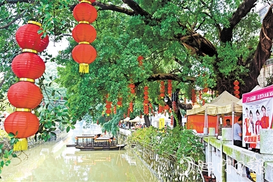 岸綠景美、人水和諧的生態(tài)畫卷在高村村緩緩展開。
