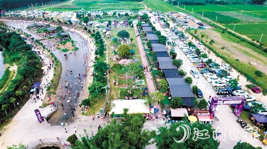春節(jié)期間，位于恩城街道米倉村的恩平簕菜文化創(chuàng)意園將開展新春游園會活動。圖為資料圖。