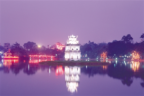 河內(nèi)的風(fēng)景猶如一幅美麗的油畫。