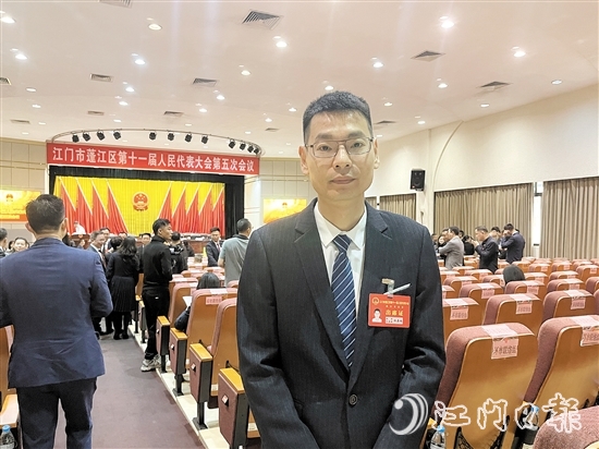 蓬江區(qū)人大代表、江門市理想家社會工作綜合服務(wù)中心法人兼總干事林嘉超