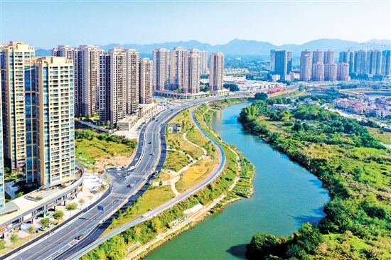 臺山市新昌水水利風景區(qū)。