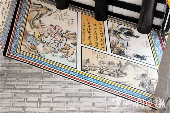 復(fù)春馮公祠的壁畫均為原貌修復(fù)。