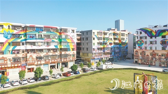祥龍社區(qū)老舊小區(qū)改造后煥然一新。