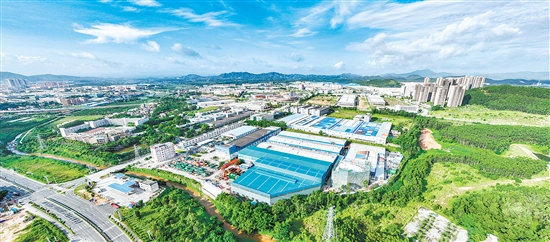 鶴山工業(yè)城鳥瞰圖。共和鎮(zhèn)供圖
