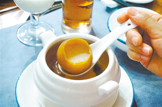 陳皮金盞湯。