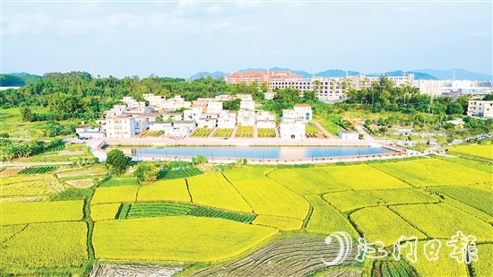 大槐鎮(zhèn)河灣村猶如拼色圖，美如畫(huà)卷。