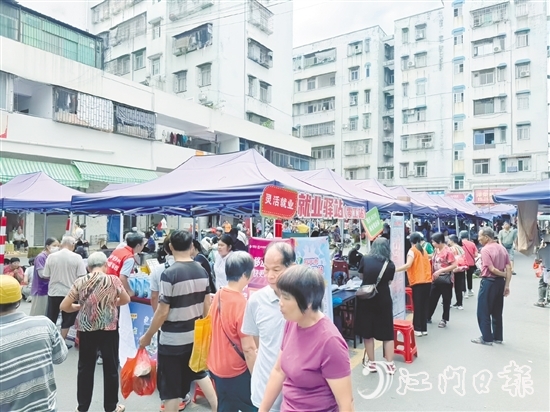 今年，開平市各就業(yè)驛站已舉辦多場招聘活動。