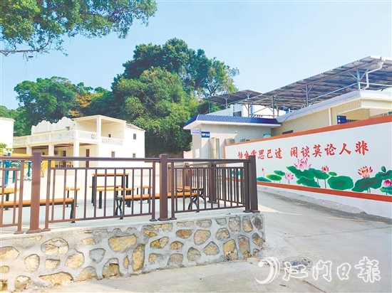 北陡鎮(zhèn)大步頭村基礎(chǔ)設(shè)施實(shí)現(xiàn)全面升級(jí)，村口閑置荒地經(jīng)過硬底化改造、增設(shè)健身器材，成為村民茶余飯后的“打卡點(diǎn)”。