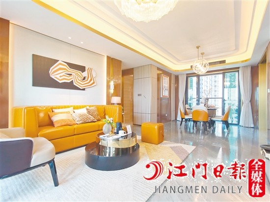 江門二沙島戶型南北對(duì)流，通風(fēng)采光好。商家供圖