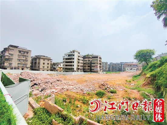 新會(huì)詩(shī)書(shū)街舊改地塊實(shí)景圖。