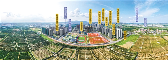 位于新會區(qū)的樞紐新城厚德路北側(cè)、新會華僑實驗小學(xué)東側(cè)地塊（地塊一）和樞紐新城今華路南側(cè)、新會華僑實驗小學(xué)東北側(cè)地塊（地塊二）。